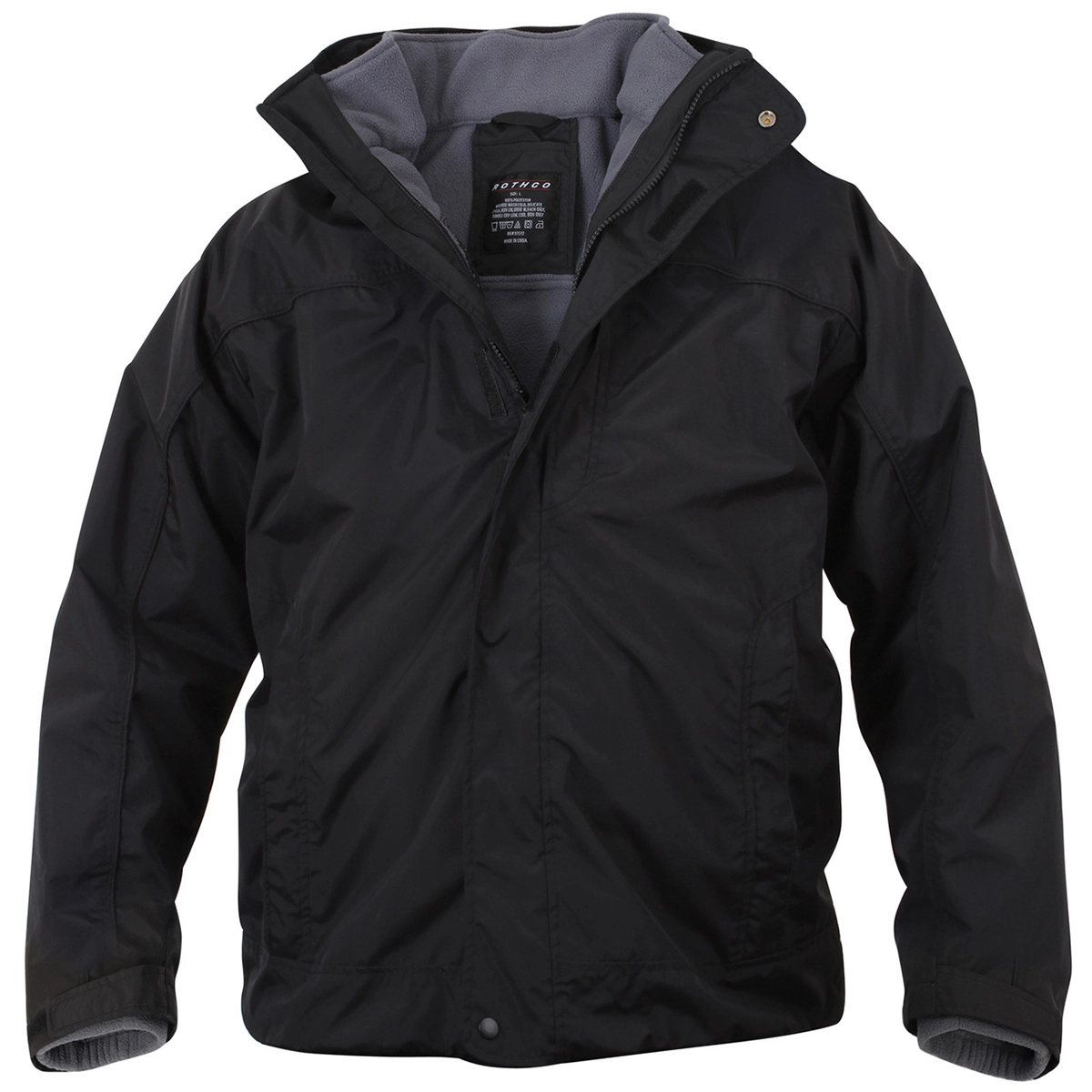 Rothco All Weather, 3 in 1 Jacket, Black 