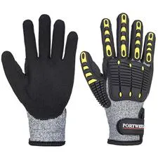 Portwest Anti-Impact Cut Resist 5 Glove, Grey/Black 