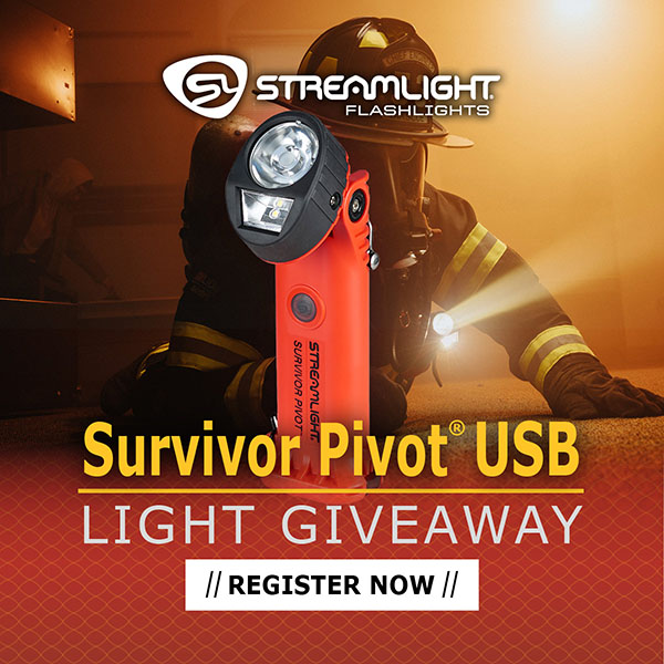 Register here to Win a Survivor Pivot USB from Streamlight