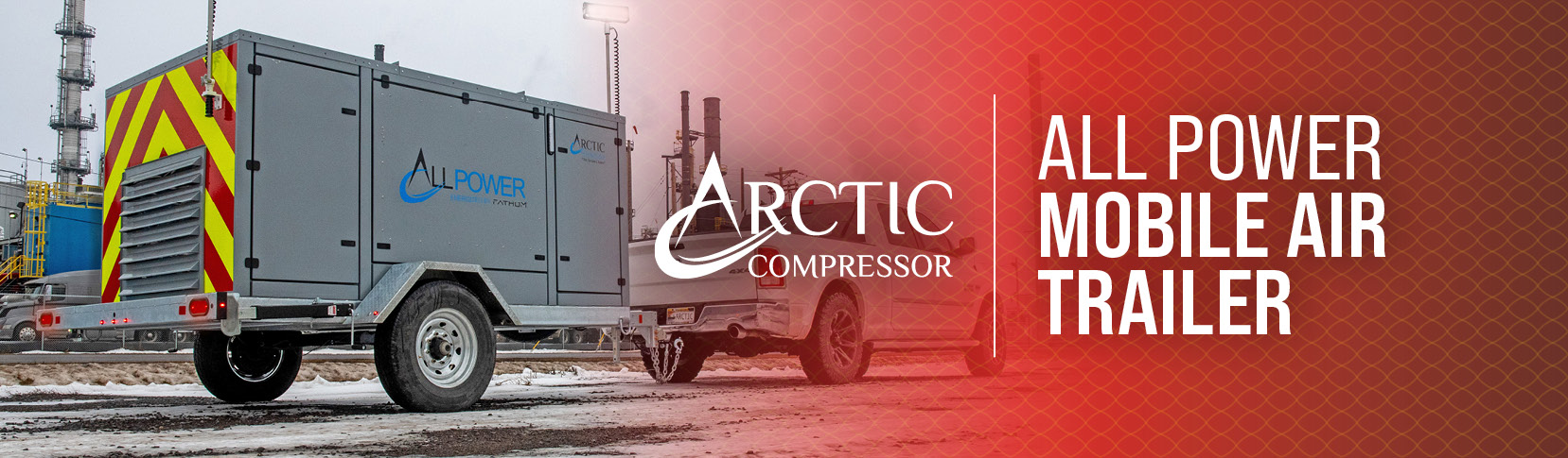 Arctic Compressor All Power Mobile Air Trailer