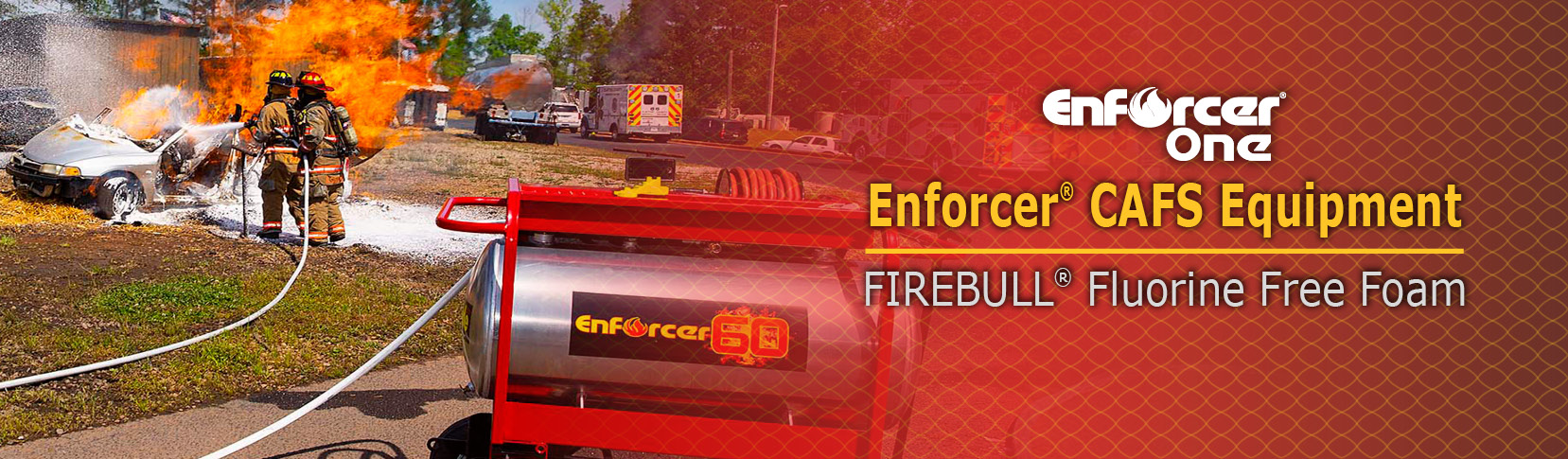 Enforcer CAFS Equipment FireBull fluorine free foam