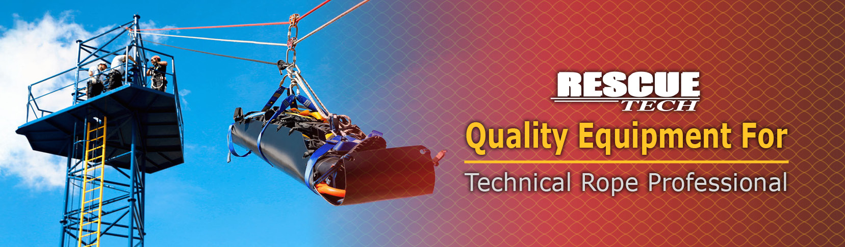 Quality equipment for technical rope rescue
