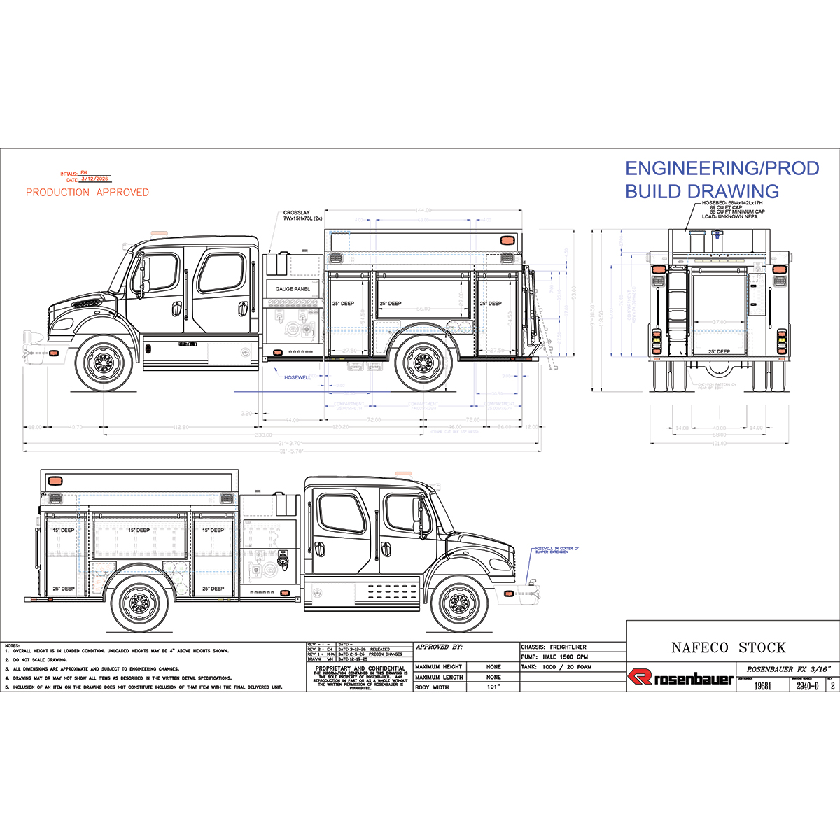 4 Door FL SM Pumper #19681
