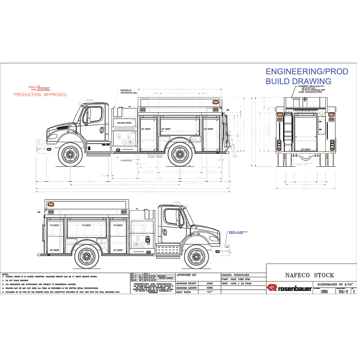 2 Door FL SM Pumper #19685