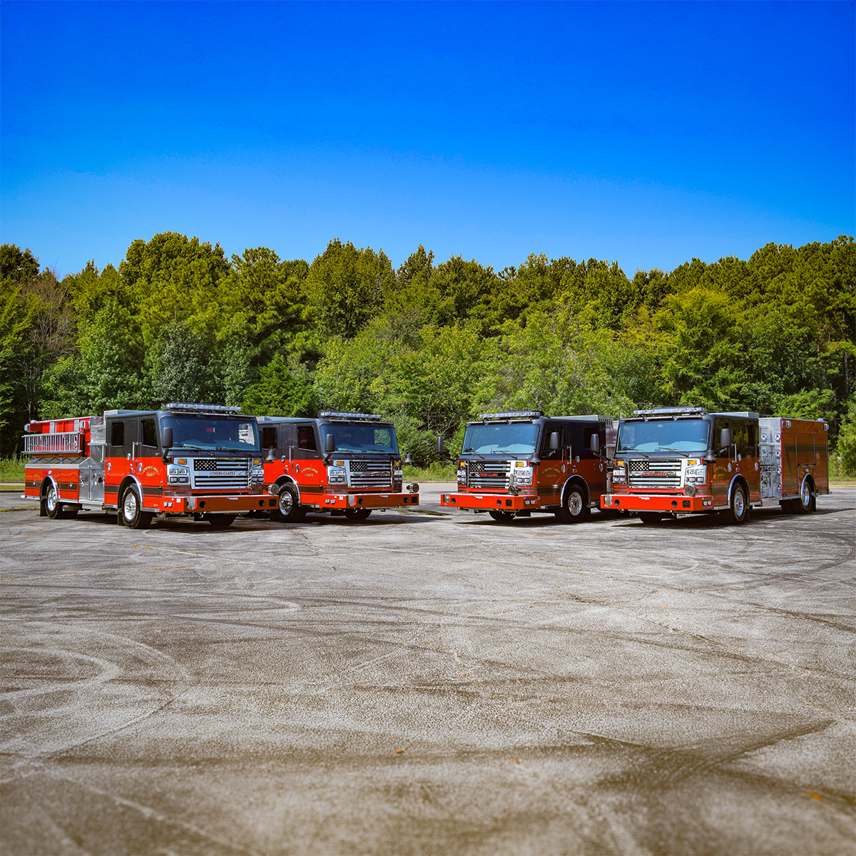 Athens-Clarke County Fire Department, GA #16006-#16009