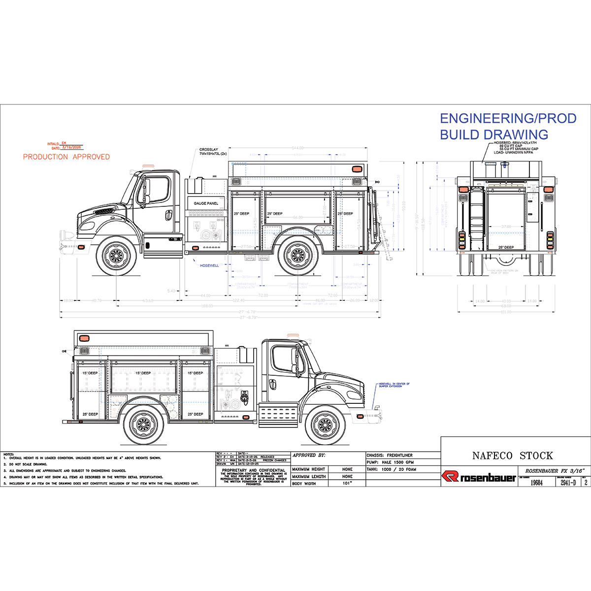 2 Door FL SM Pumper #19684