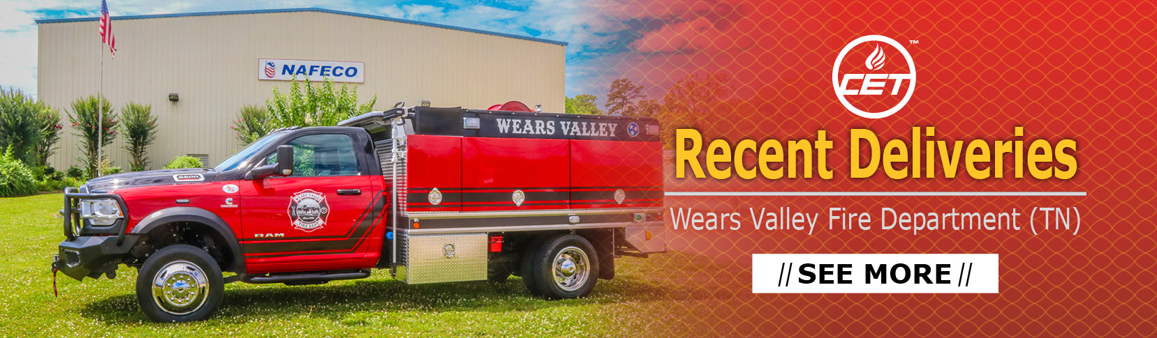 Recent Rosenbauer delivery to Wears Valley FD