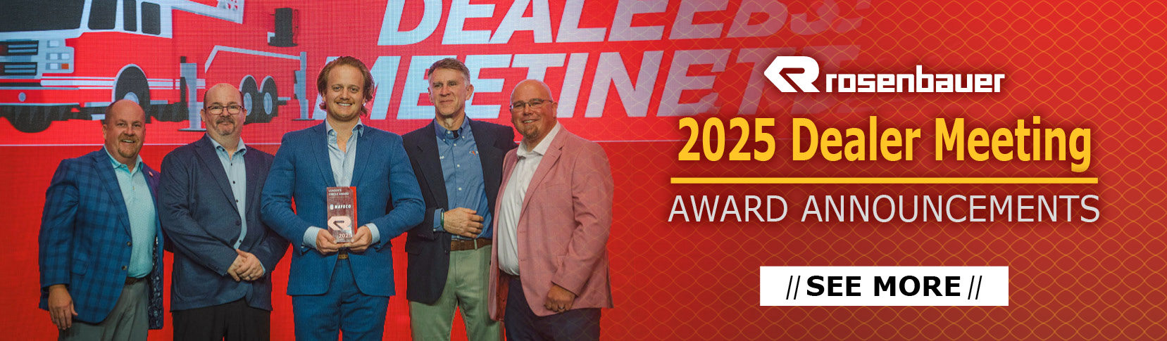 Rosenbauer 2025 dealer meeting award announcements