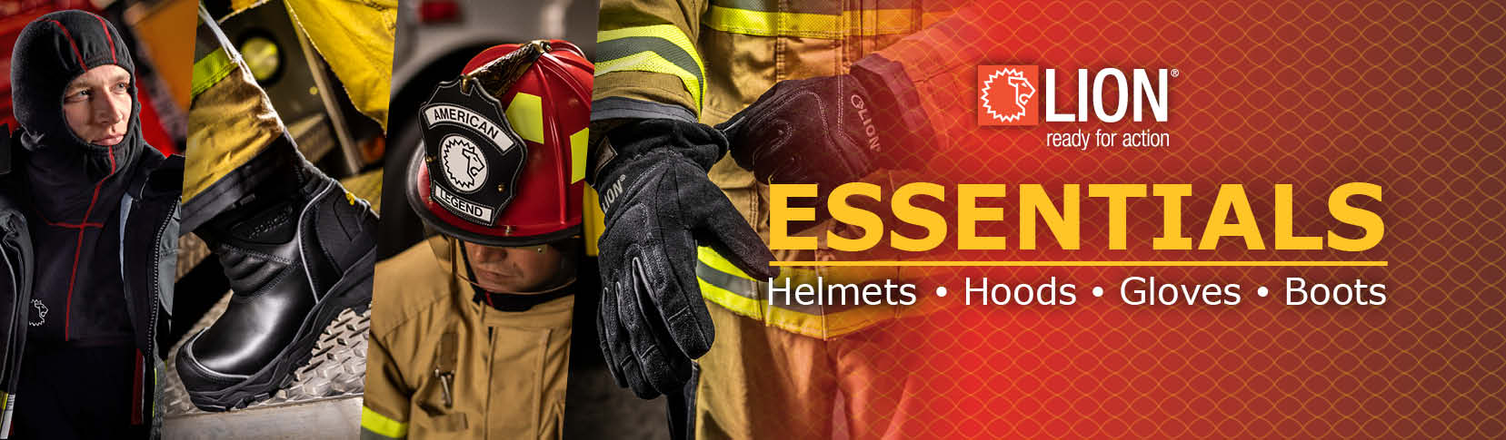 Shop all LION essentials - helmets, hoods, gloves, boots!