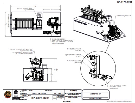 Skid unit schematic