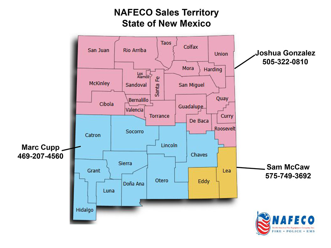 New Mexico Sales Territories