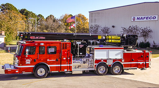 Rosenbauer fire truck