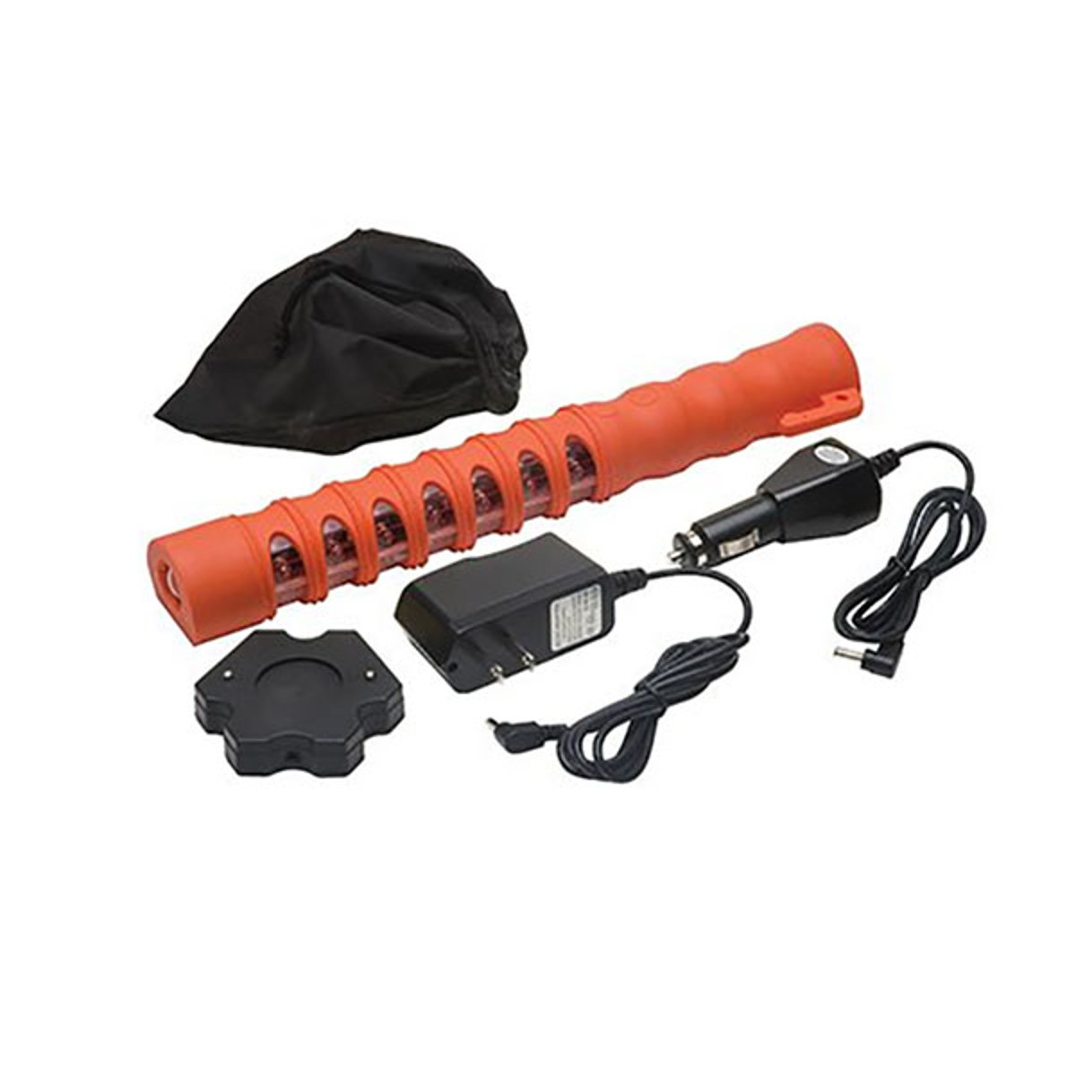 Aervoe Baton Traffic Single Flare, Red LEDs with Chargers