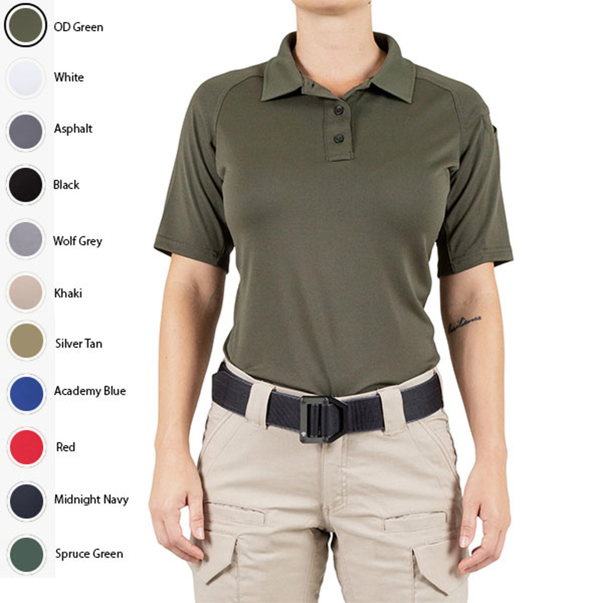 First Tactical Ladies Performance Short Sleeve Polo Shirt