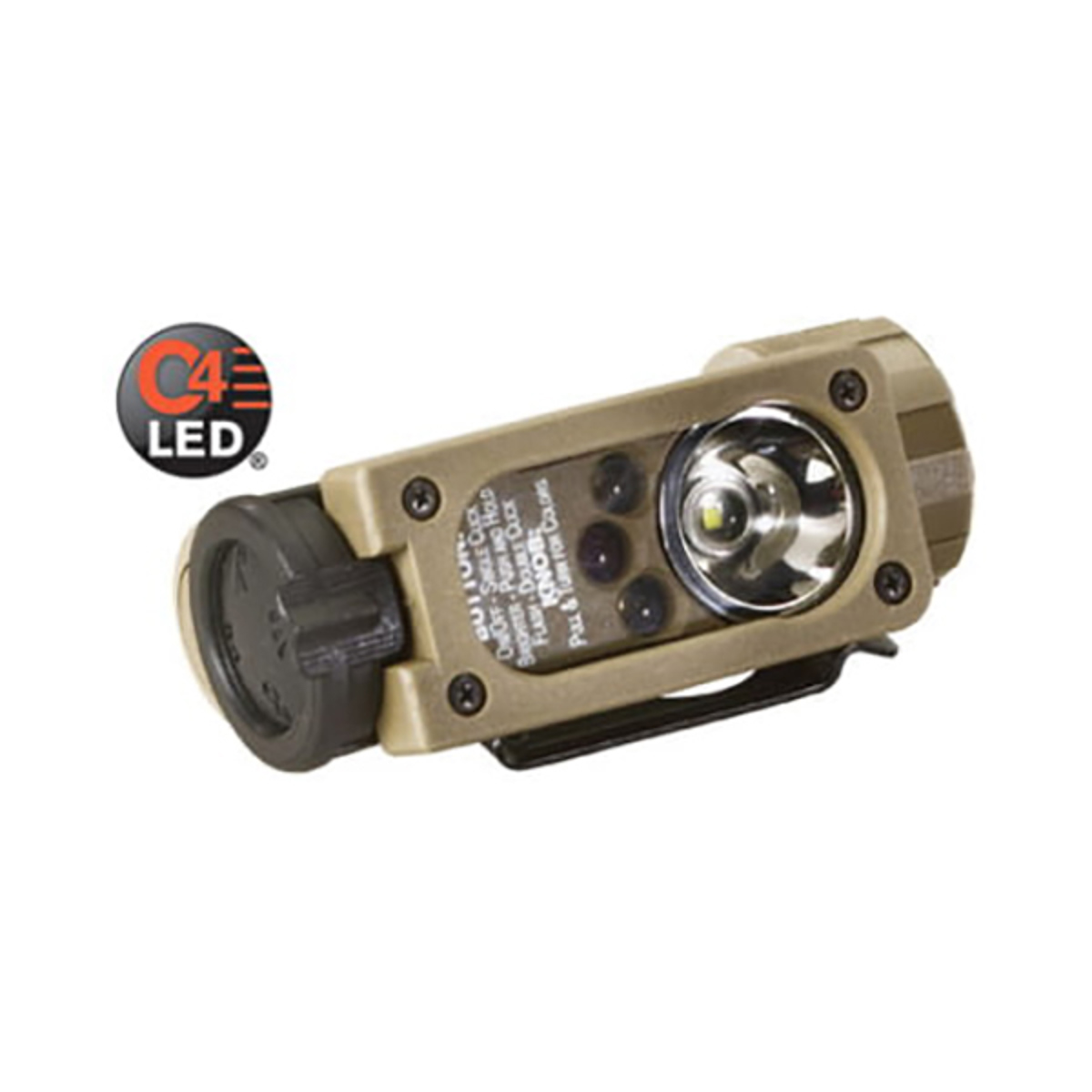 Streamlight Sidewinder Compact Aviation, Helmet Mount, Coyote