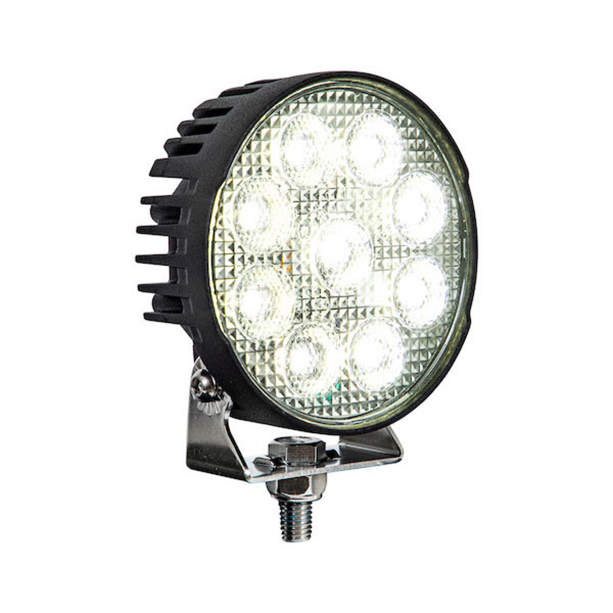 Buyers Products Ultra Bright 4.5" LED Flood Light with Strobe- Round Lens