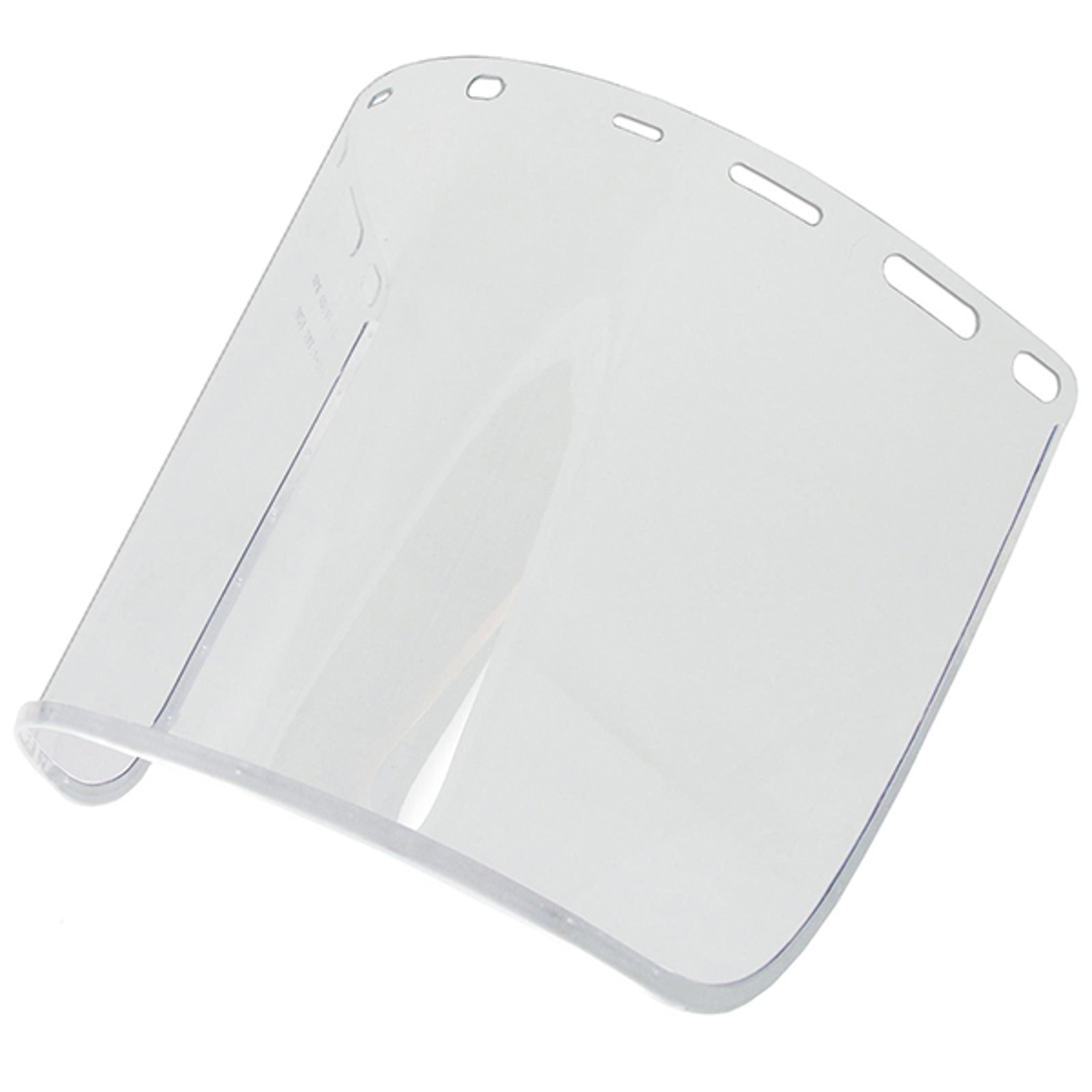 Delta Plus Face Shield 9"x15.5"x.040 Clear Banded PETG Shield