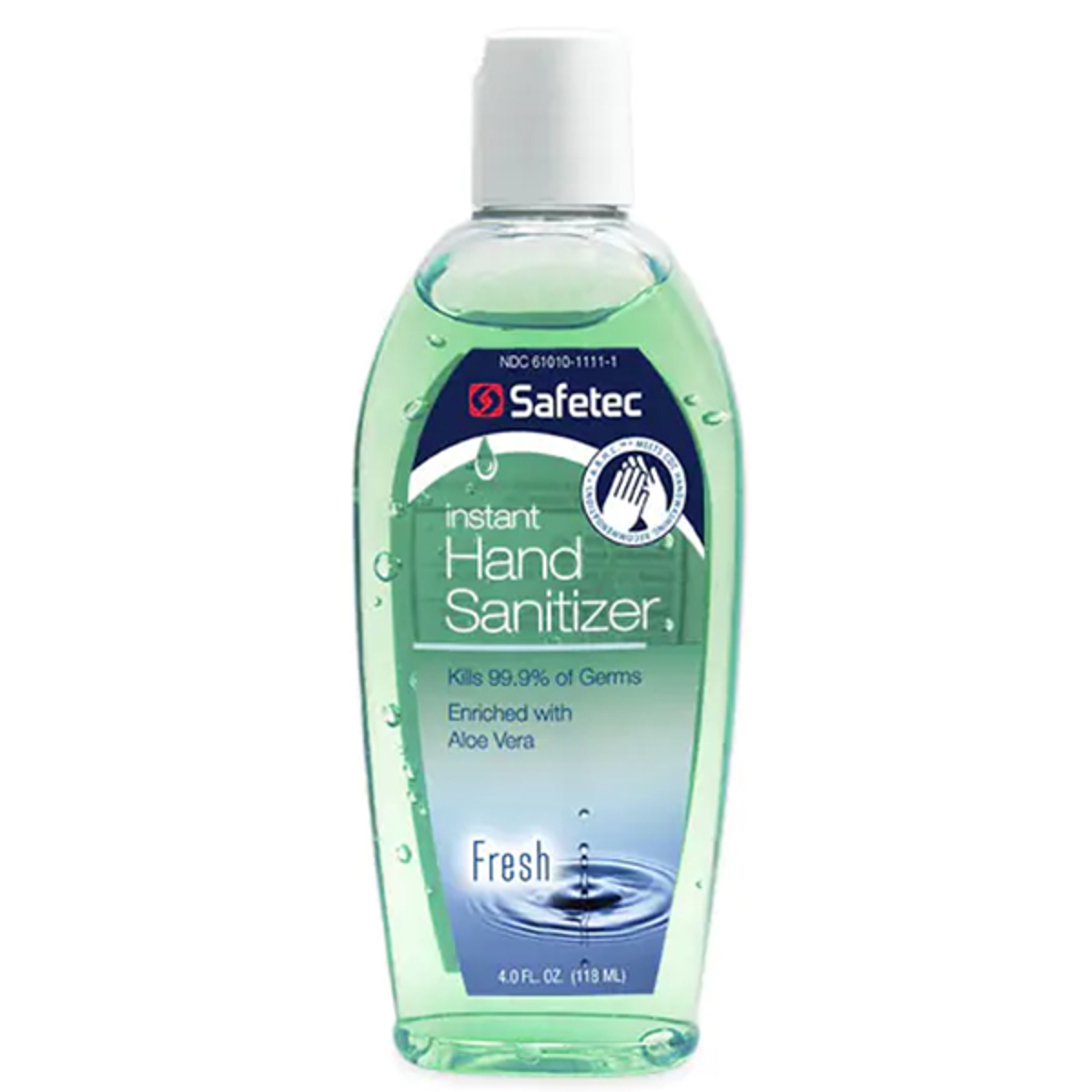 Safetec Hand Sanitizer, 4 oz Squeeze Bottle