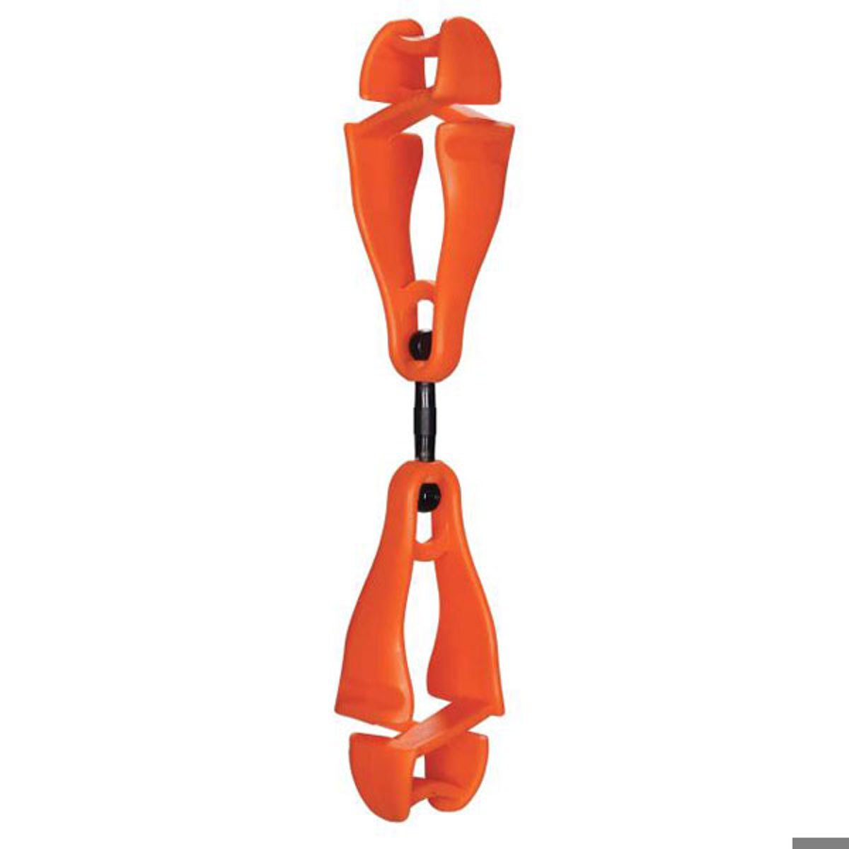 Ergodyne Squids Glove Clip Holder, Dual Clips, Orange