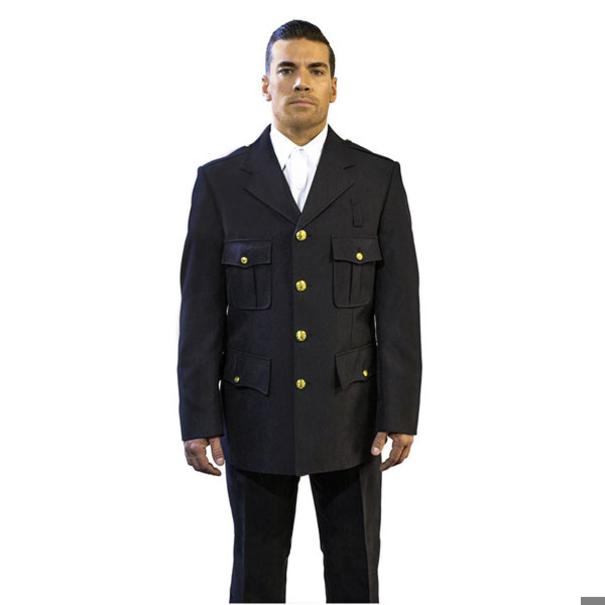 Anchor Uniform Men's Class A Single Breasted Polyester Dress Coat Gold FD