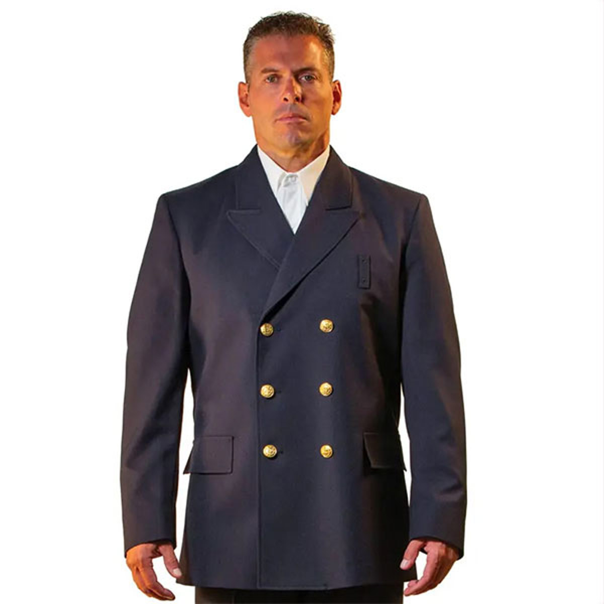 Anchor Uniform Men's Class A Double Breasted Dress Coat Gold FD