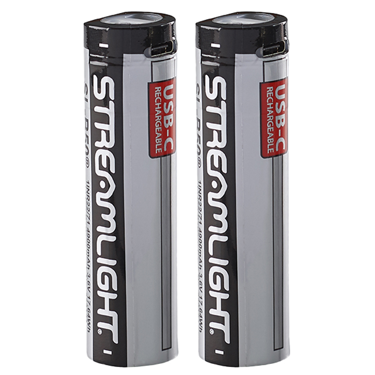 Streamlight SL-B50 Protected Li-Ion USB-C Battery Pack of 2