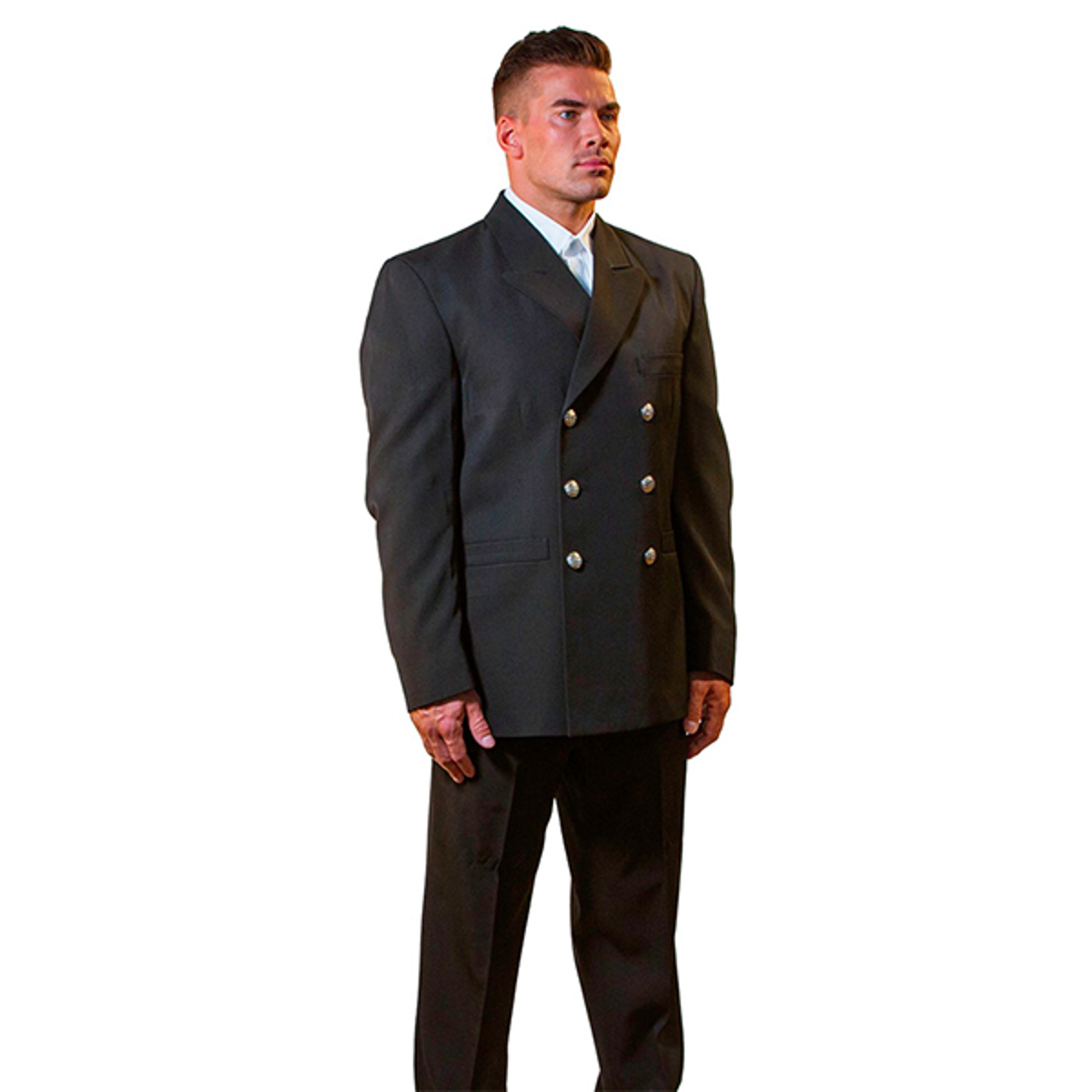 Anchor Uniform Class A Dress Coat Double Breasted Silver FD