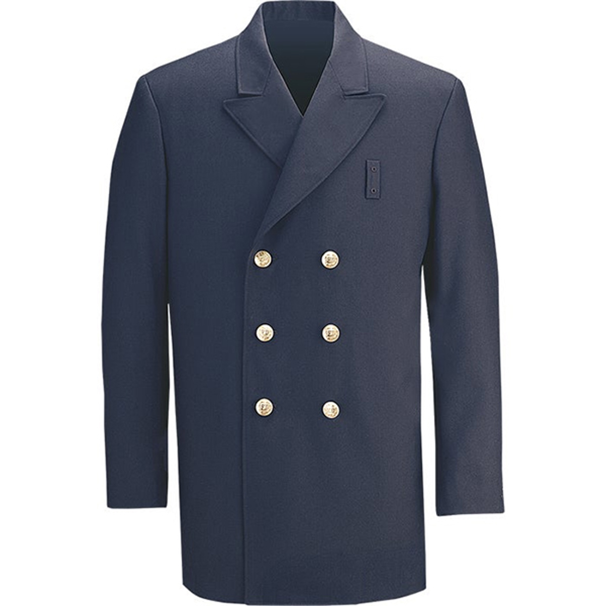 Flying Cross Men's Legend Navy Dress Coat Double Breasted 6 Gold FD