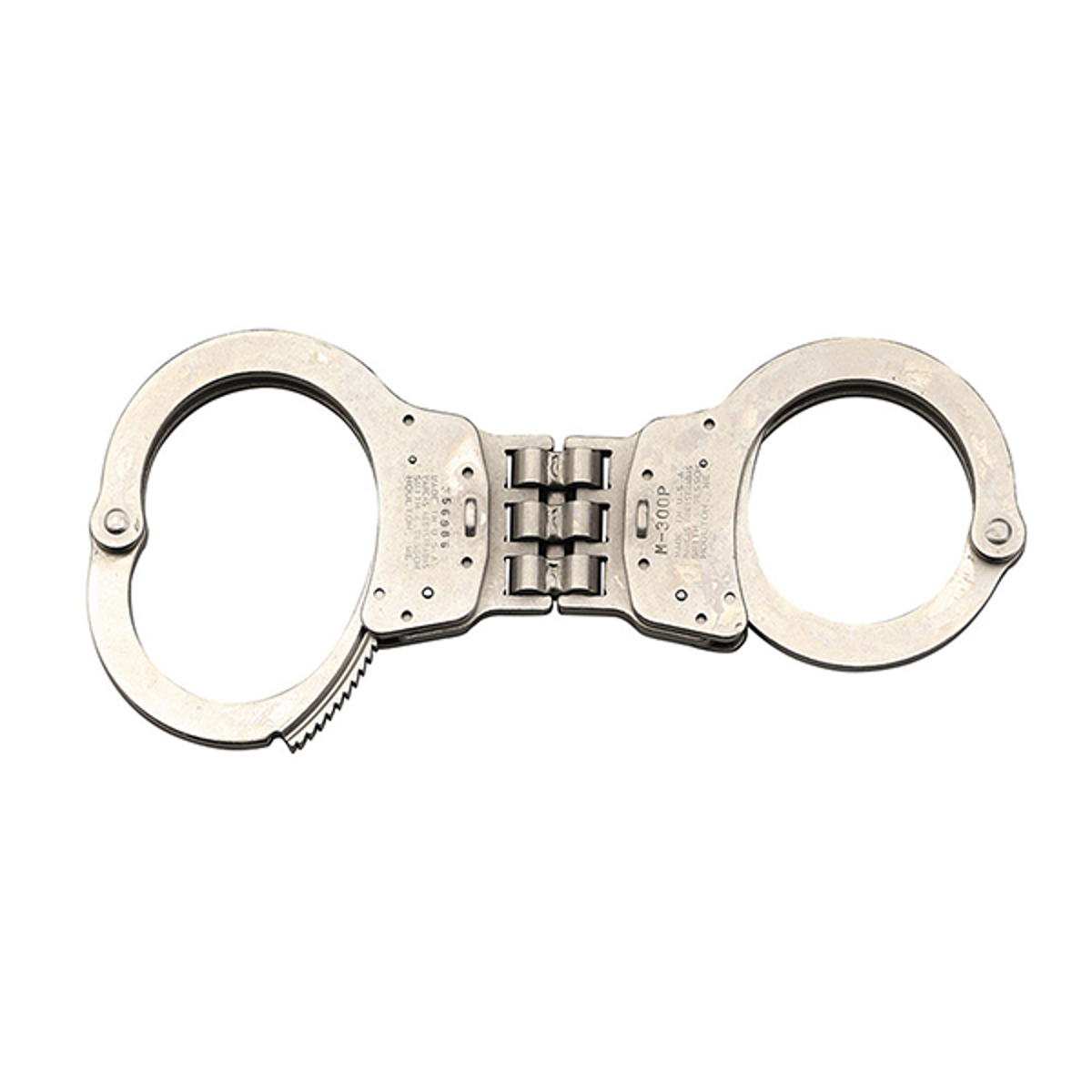 Smith & Wesson Hinged Nickel Handcuffs