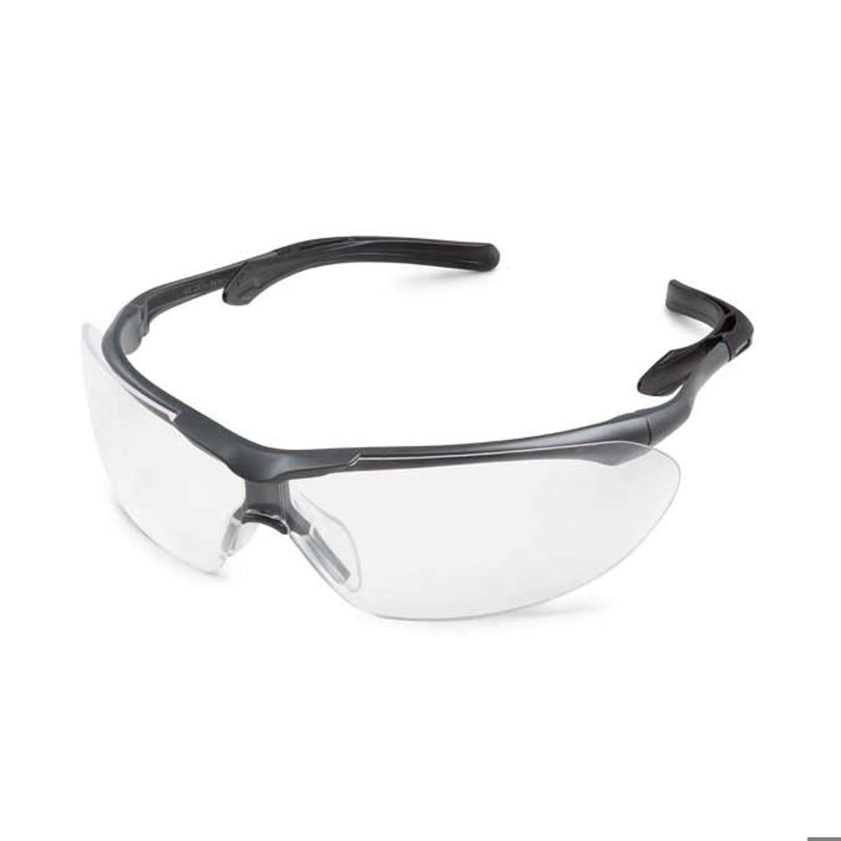 Gateway Flight Safety Eyewear Gray Frame, Black Temple