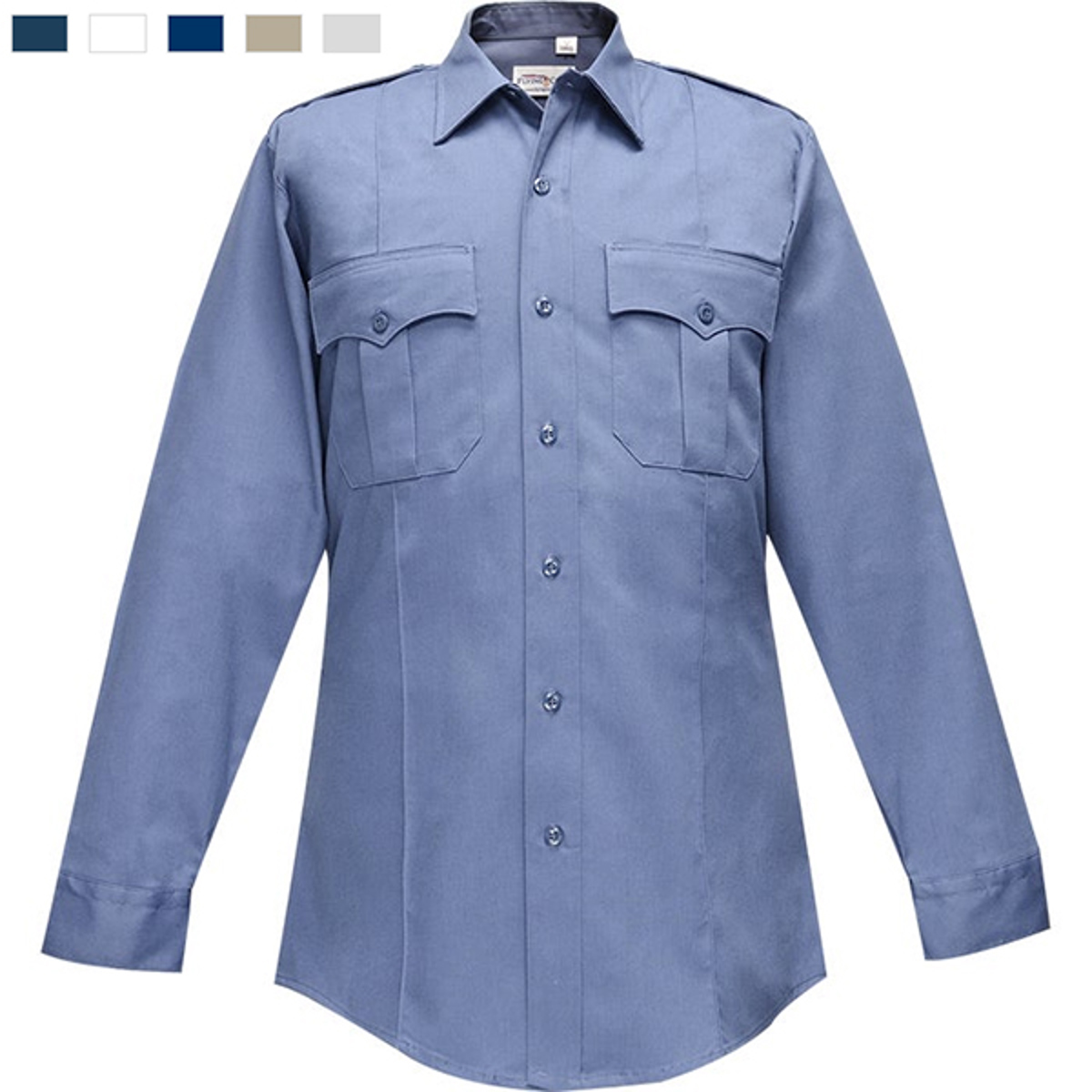 Flying Cross Duro Poplin 65% Polyester/35% Cotton Men's Long Sleeve Shirt