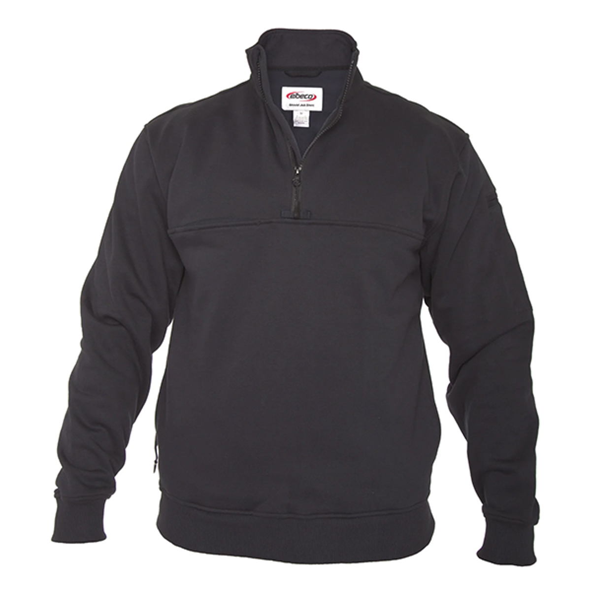 Elbeco Poly/Cotton 1/4 Zip Tall Jobshirt Midnight Navy