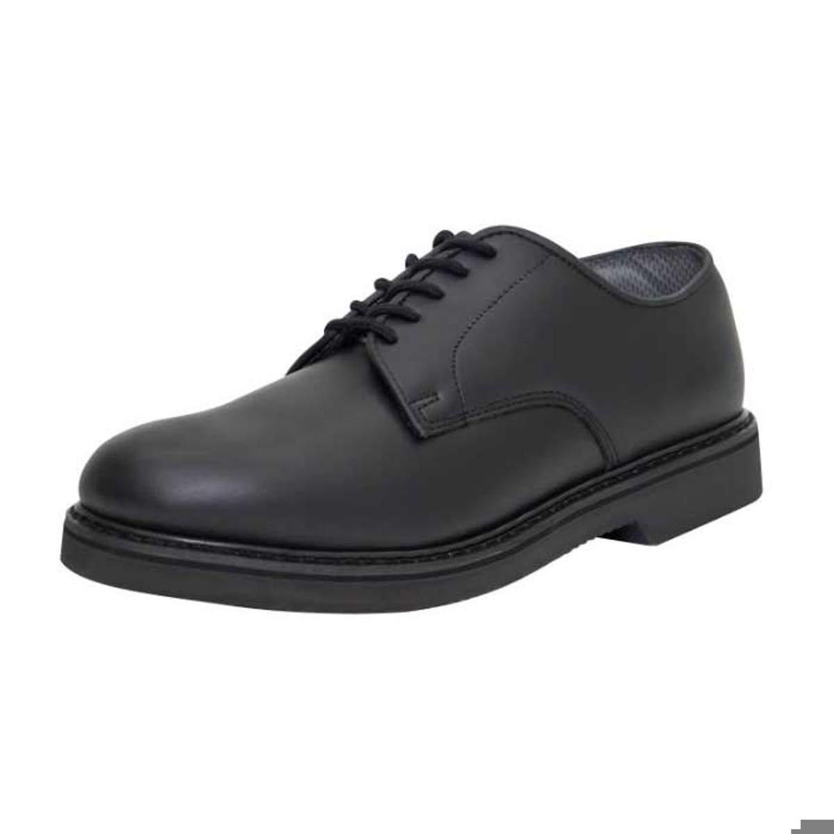 Rothco Military Uniform Oxford Leather Shoes; Black