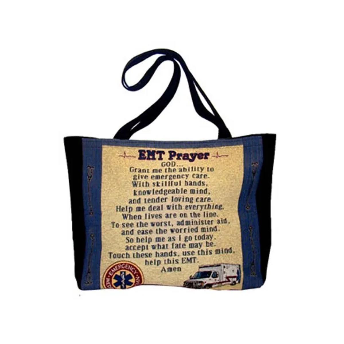 EMT Prayer tote bag