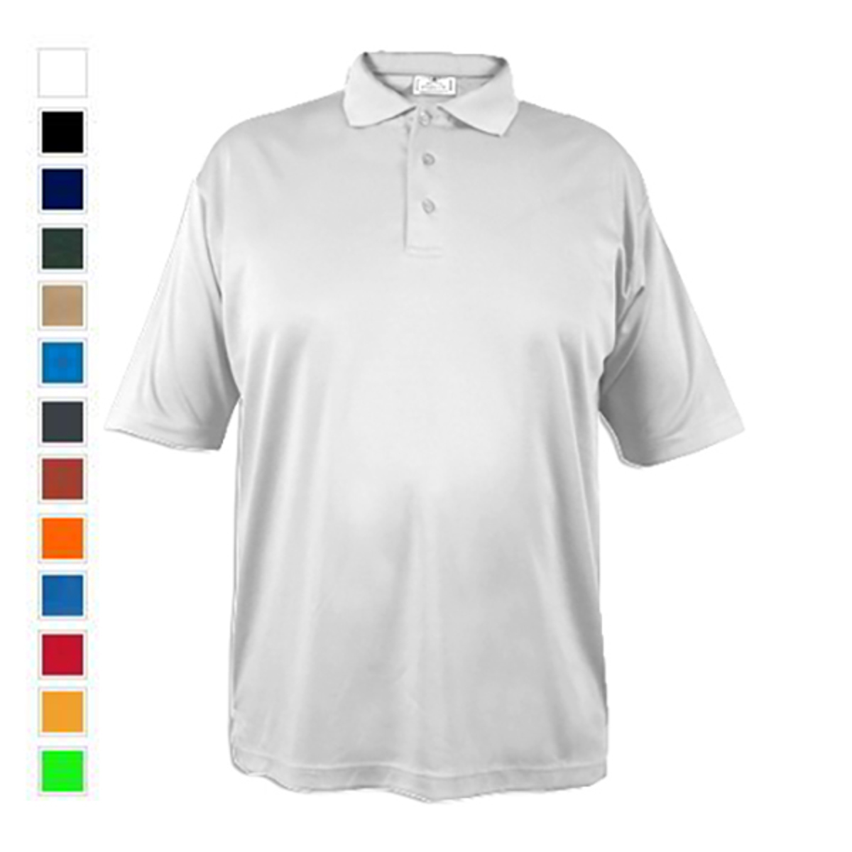 Knick Knack Blue Pointe Men's Black Short Sleeve Performance Polo
