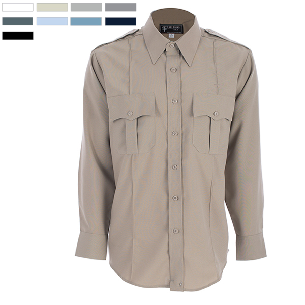 Tact Squad Men's Long Sleeve Uniform Shirt 100% Polyester