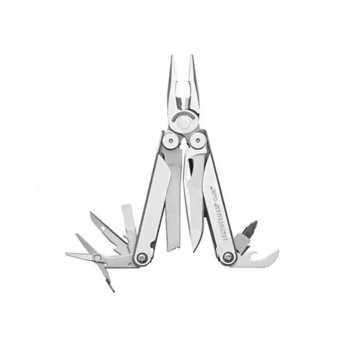 Leatherman Curl Stainless Steel; Black Nylon Sheath