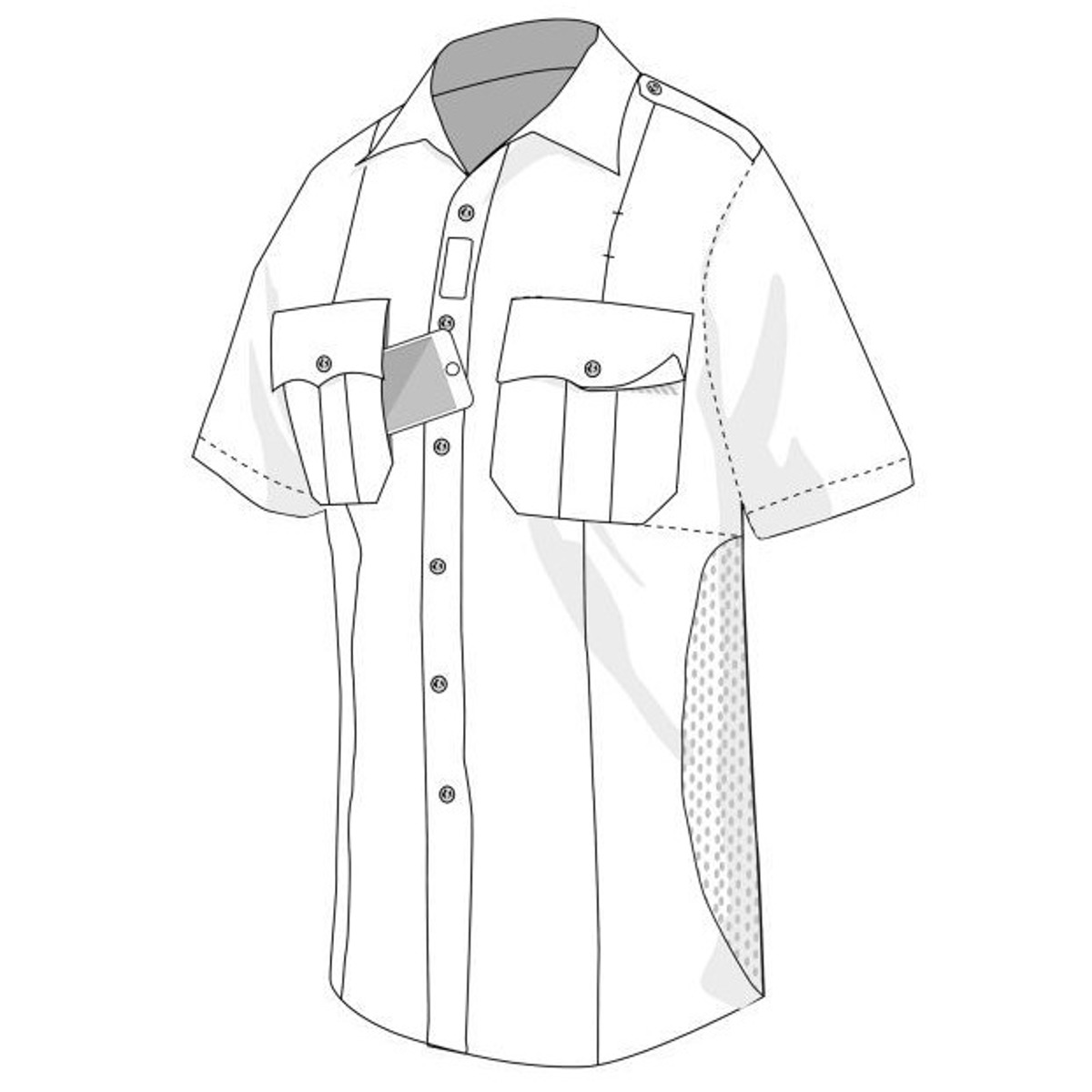 Blauer FlexPro Supershirt Med Blue