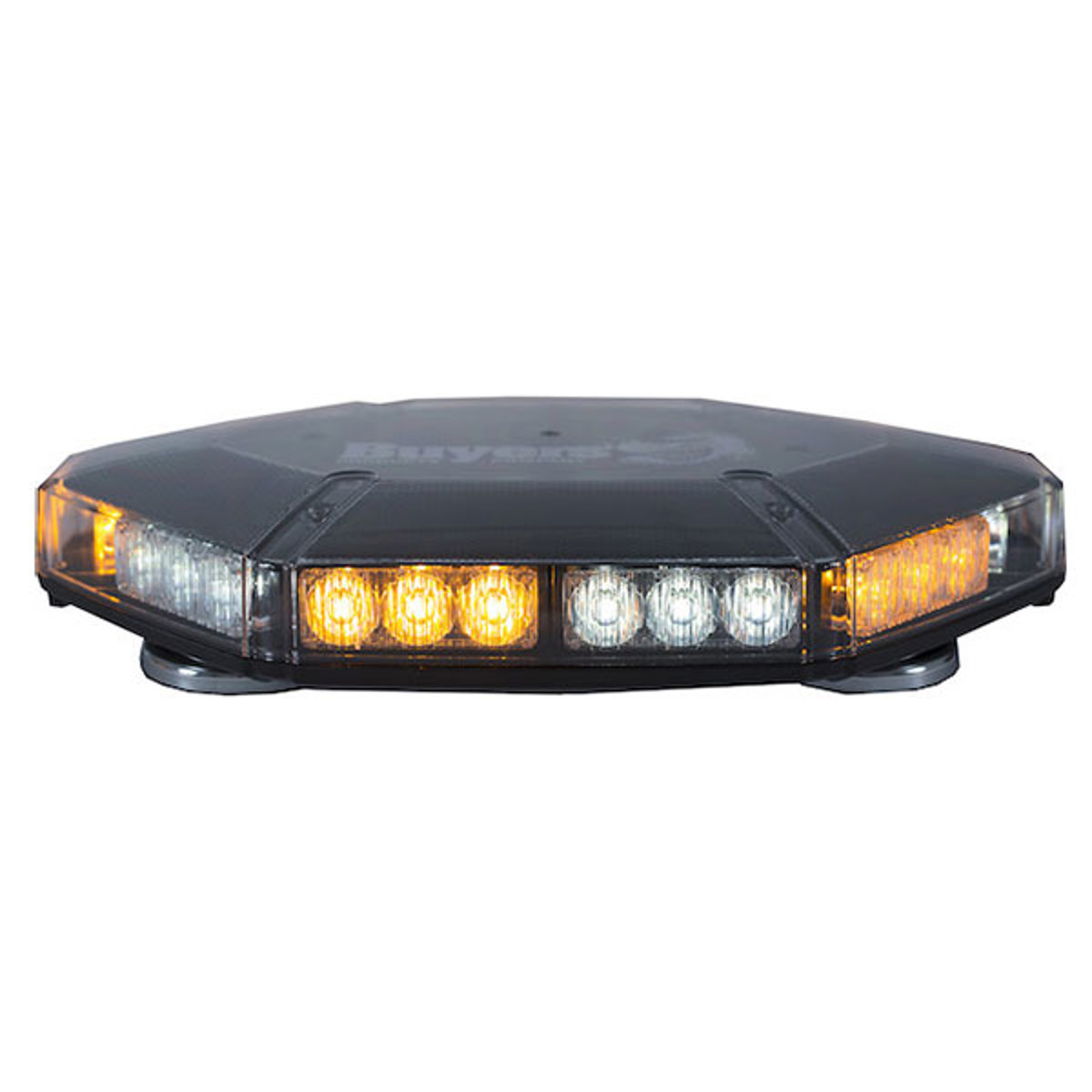 Buyers Products 17 Inch Hexagonal 30 LED Mini Light Bar, Amber/Clear