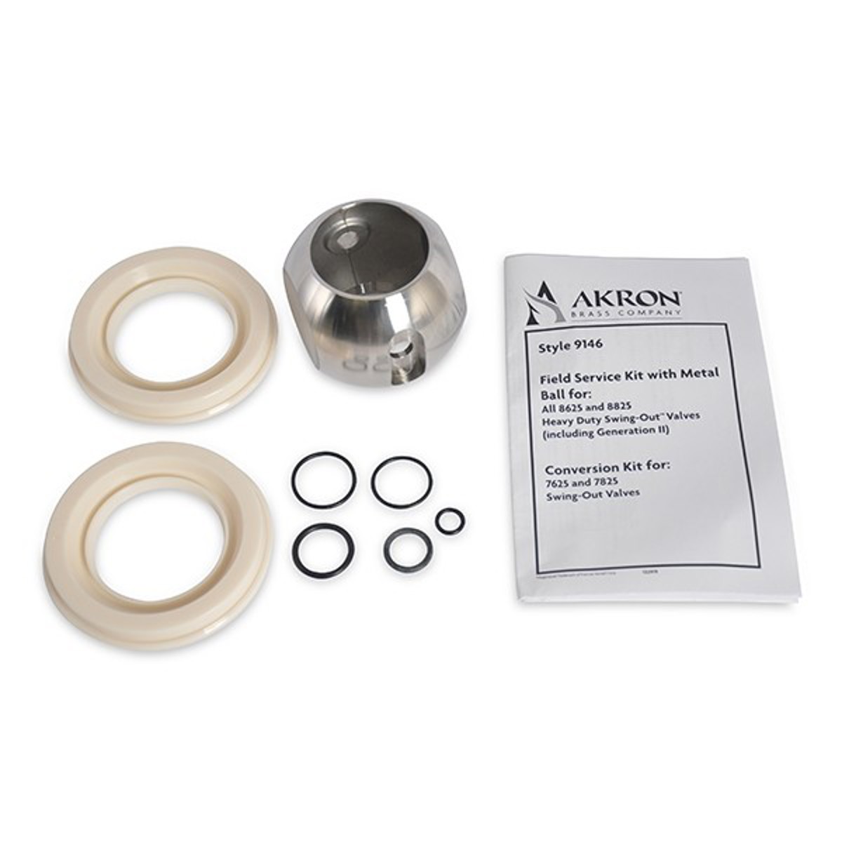 Akron Service/Conversion Kit with G2 Metal Ball (7625, 7825, 8625, 8825, 8925 Valve)