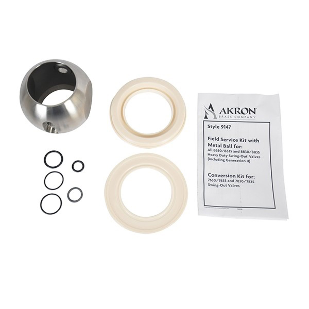 Akron Service/Conversion Kit with G2 Metal Ball (7630/35, 7830/35, 8630/35, 8830/35, 8930/35)
