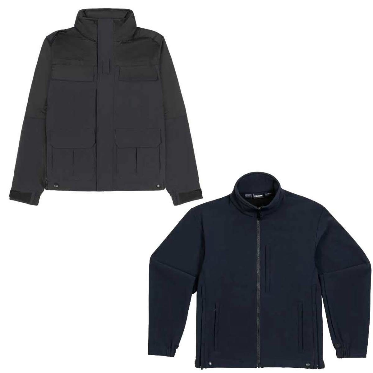 Blauer TacShell Jacket Fleece Softshell Liner; Dark Navy