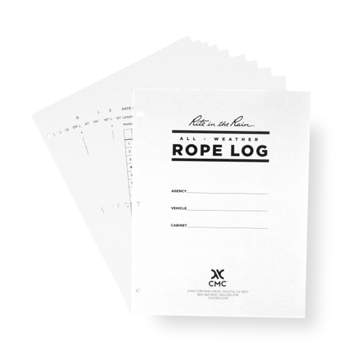 CMC Rescue Rope Log