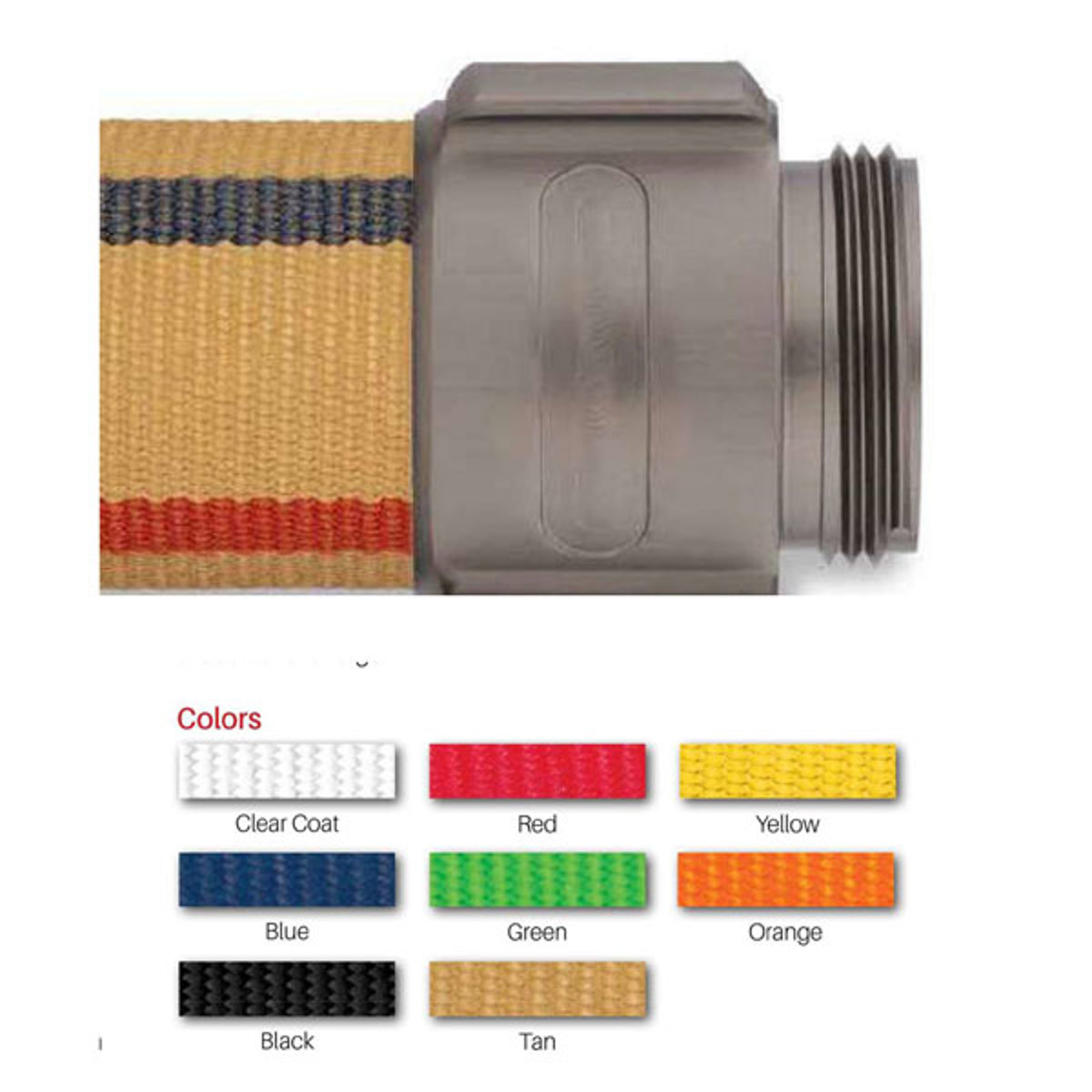 Key Combat Ready Hose, 1.75" 50', 1.5" NST