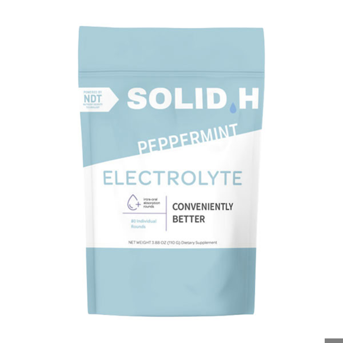Solid H Electrolyte, Peppermint Case of 30 Bags