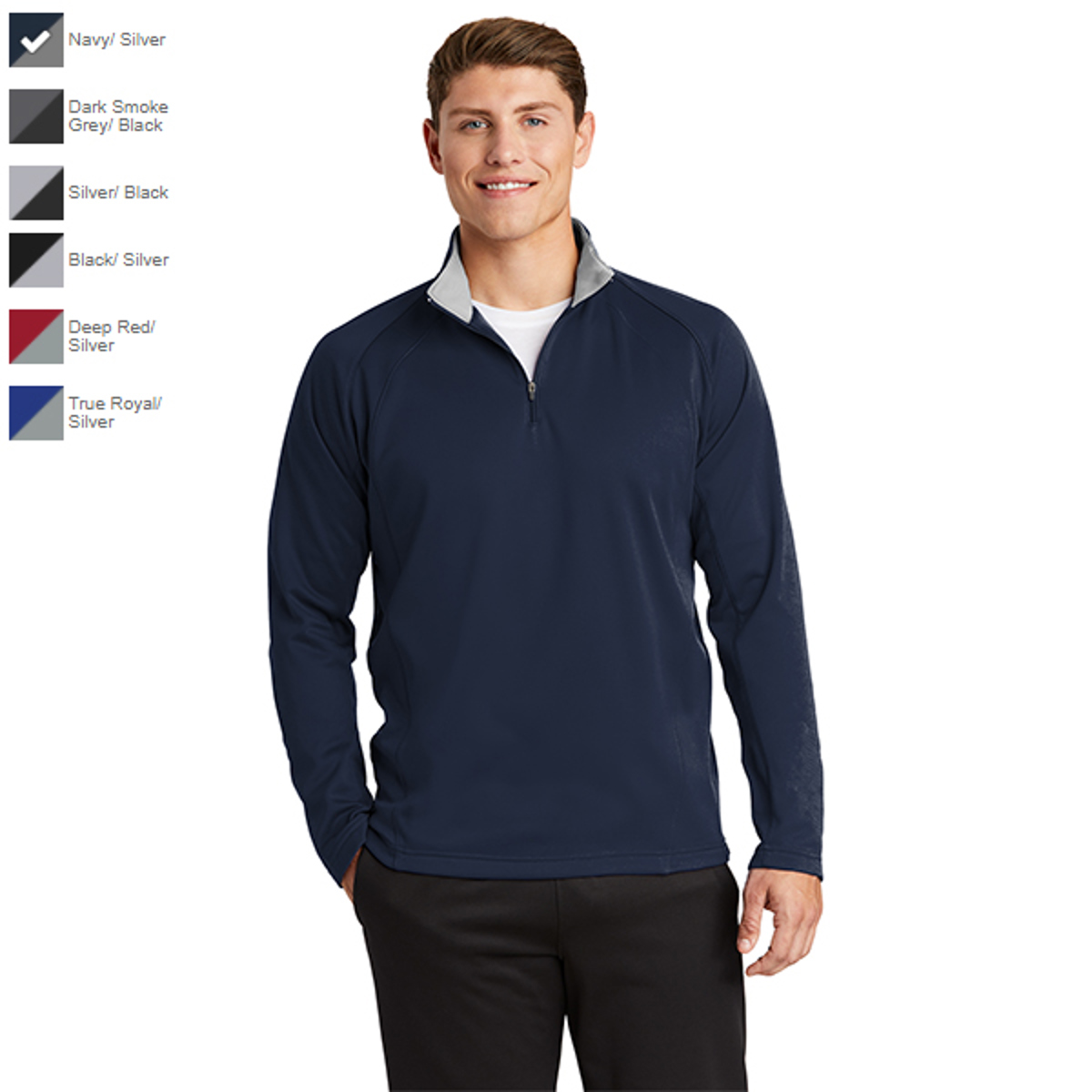 Sanmar Sport-Tek Sport-Wick 1/4 Zip Pullover Fleece