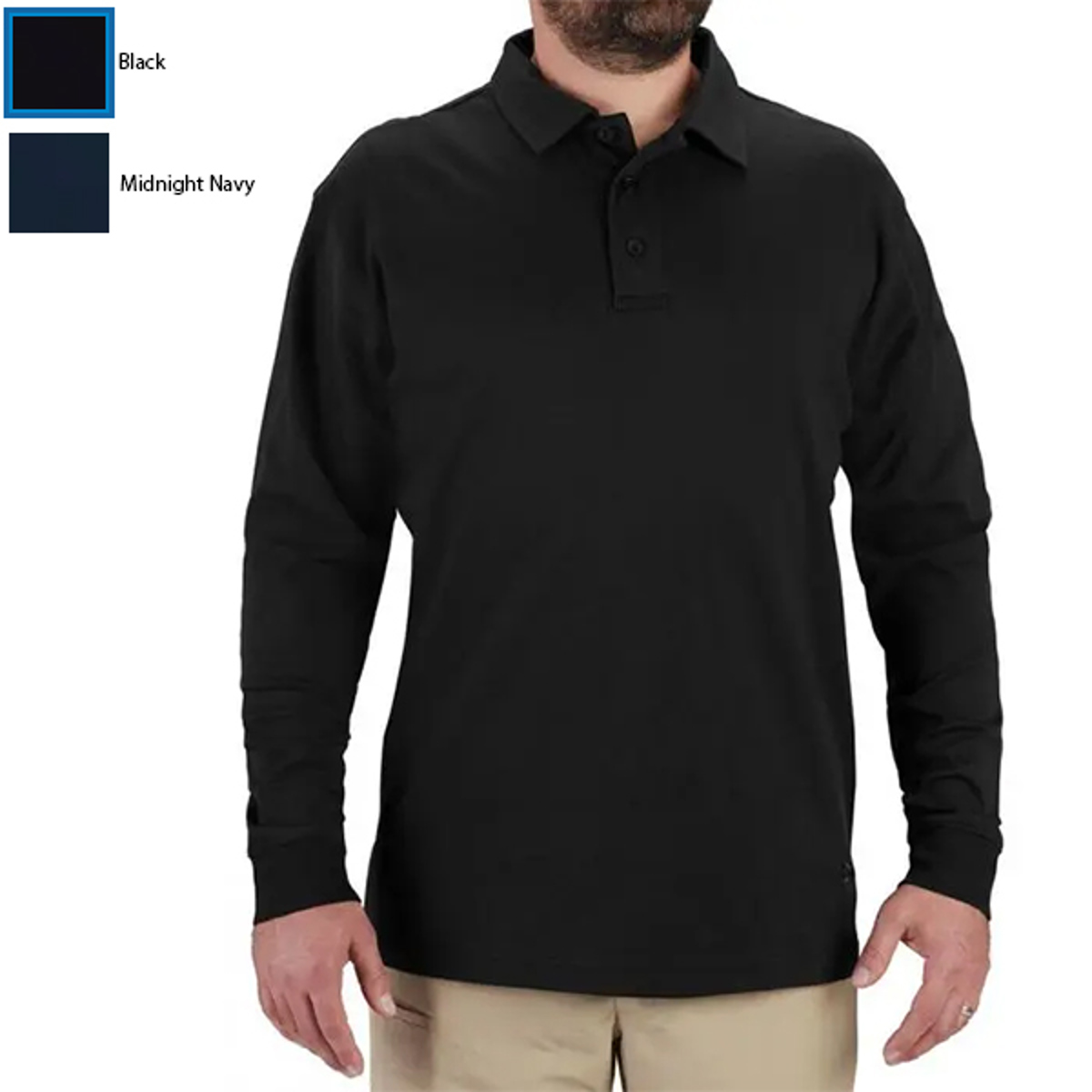 Propper Men's Long Sleeve Uniform Cotton Polo