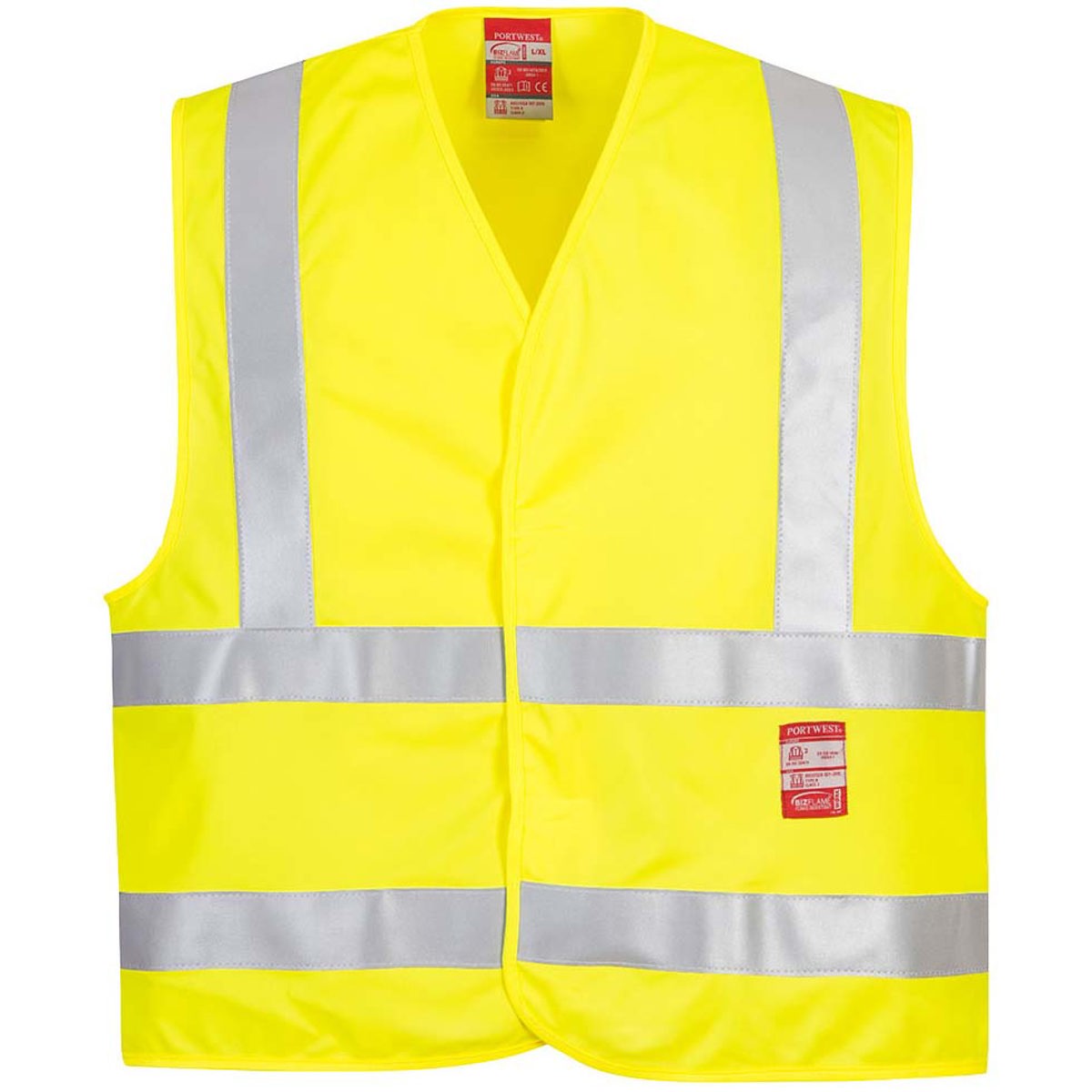Portwest flame resistant high visibility safety vest
