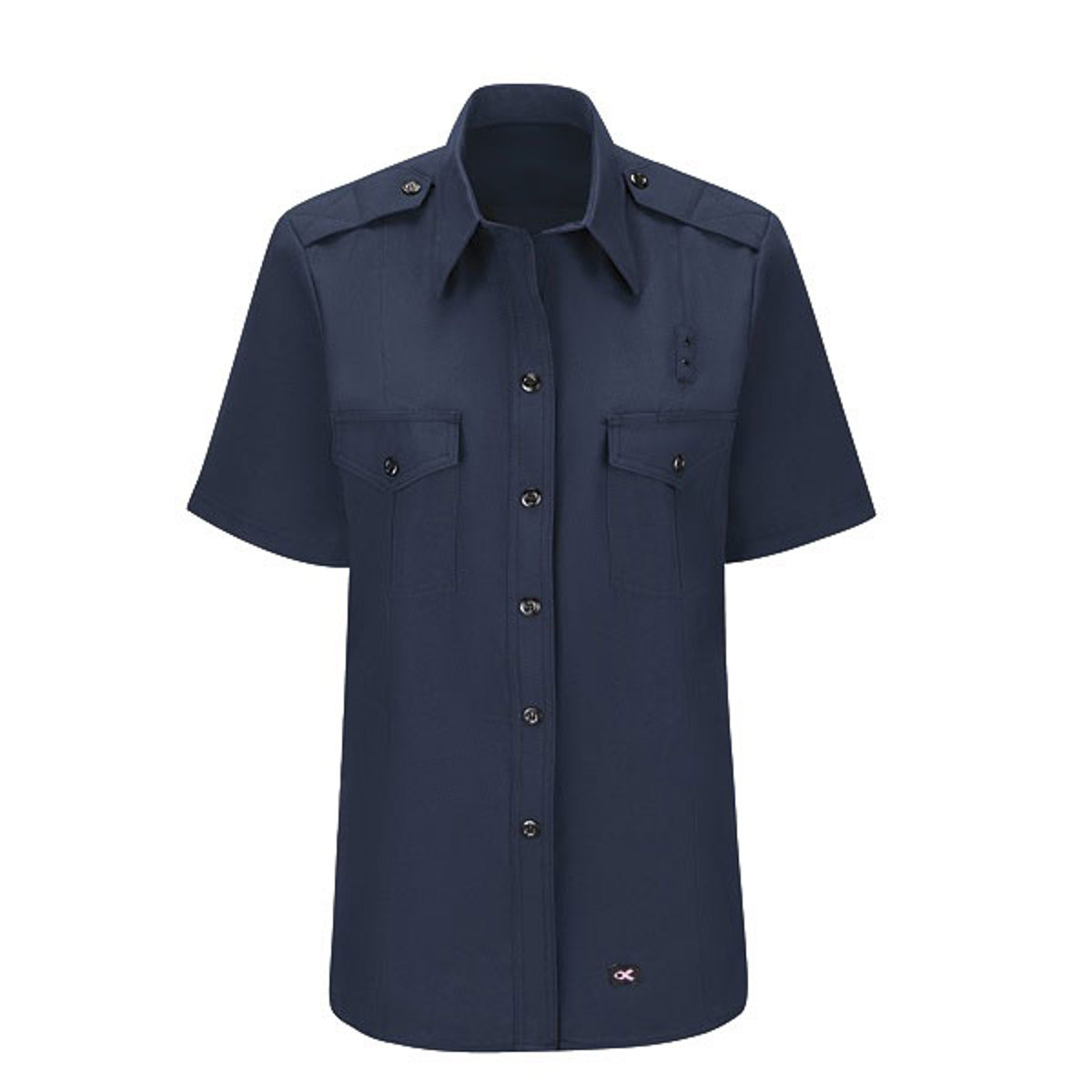 Workrite Ladies Nomex 4.5 oz Short Sleeve Navy Shirt