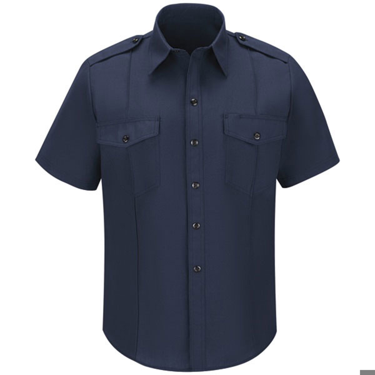 Workrite Nomex Short Sleeve Shirt 4.5 oz Epaulet Navy Blue